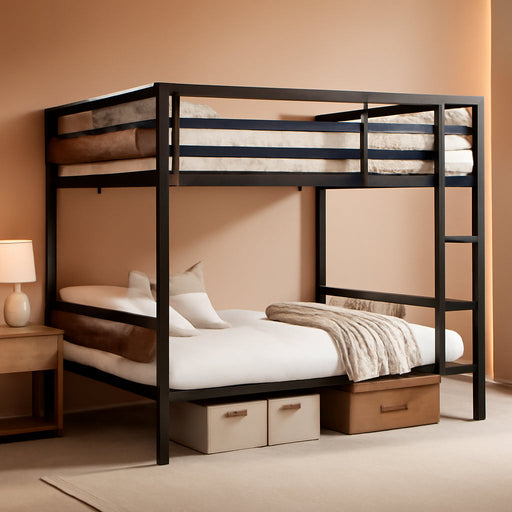 Full Over Full IndustrialGrade Bunk Bed LadderSystem