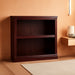 Miscellaneous Storage 2-Shelf Bookcase/ Book Shelf, Select Cherry Finish
