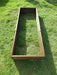 72 X 24" or 48 X 48 Inch Square Rectangular Outdoor Large Wooden Planter Box Raise Garden Bed for Flowers and Vegetables, No Tool Assembly