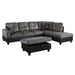 Sectional Sofa Free Combination Sectional Couch, L Shaped Sectional Sofa, Modern Sofa Set for Living Room, Taupe(Without Ottoman)