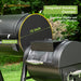 Heavy Duty Outdoor Smoker,Extra Large Cooking Area(941 Sq.In. in Total) Offset Smoker, Best Charcoal Smoker and Grill Combo for Outdoor Garden Patio and Backyard Cooking