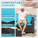 7-Piece Outdoor Patio Furniture Sets, Manual Weaving Rattan Conversation Sectional Sofa with Tempered Glass Coffee Table, All-Weather PE Wicker & Thick Cushions for Garden, Backyard, Porch