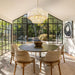 28.7In Large Coastal Chandelier White Rattan Light for Living Room