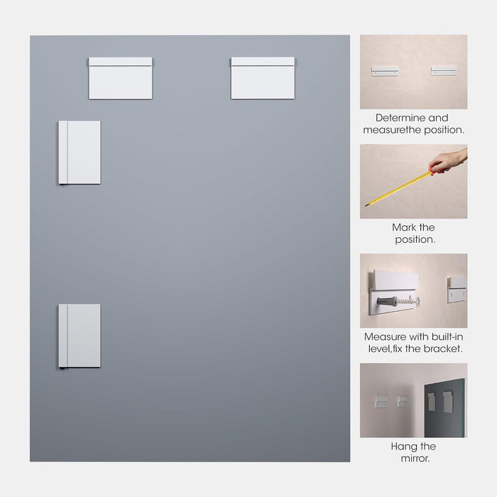 Home Gym Workout Mirror 72" L X 36" W-1Pc Large Full Length Mounted Full Body Frameless Mirror for Workout, Yoga, Garage, Bedroom, Dance