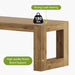 Brown 63InchLong LShaped Desk With Sliding Cabinets