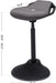 Standing Desk Chair, Adjustable Ergonomic Standing Stool, 23.6-33.3 Inches, Swivel Sitting Balance Chair, Fabric Upholstery, Anti-Slip Bottom Pad, Slate Gray UOSC02GY