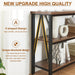 Entryway Console Table, Rustic Console Table with Wide Storage, Industrial Foyer for Entryway with 3-Tier Open Shelves, Entry Tables for Living Room, Hallway, Brown, 47 Inch