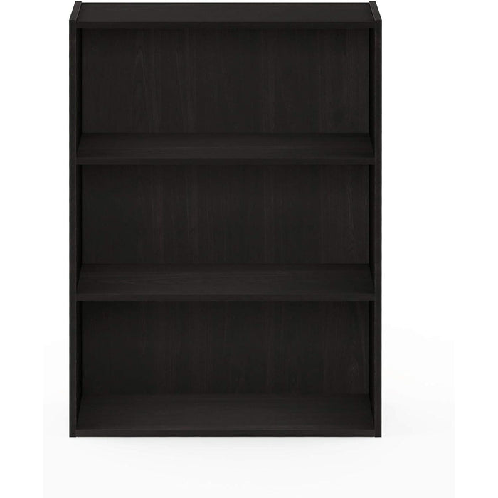 Pasir 3-Tier Open Shelf Bookcase, Espresso