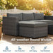 Patio Sectional Furniture Set, Outdoor Sectional Furniture for All-Weather