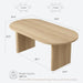 Oval Dining Table Seats SixToEight NaturalFinishOak