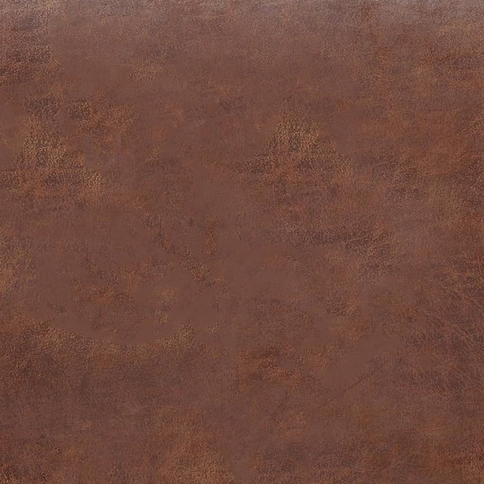 Harrison Large Coffee Table Storage Ottoman - 40 Inch Wide Upholstered Vegan Leather Square Lift-Top Ottoman in Distressed Saddle Brown, Transitional Bench for Living Room with Sturdy Base