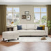 Beige Sectional Sofa for Small Spaces Comfortable and Versatile - ShipItFurniture