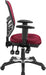 Articulate Ergonomic Mesh Office Chair in Red