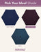 6 Ft Outdoor Patio Umbrella - Dark Purple Market Umbrella, Easy