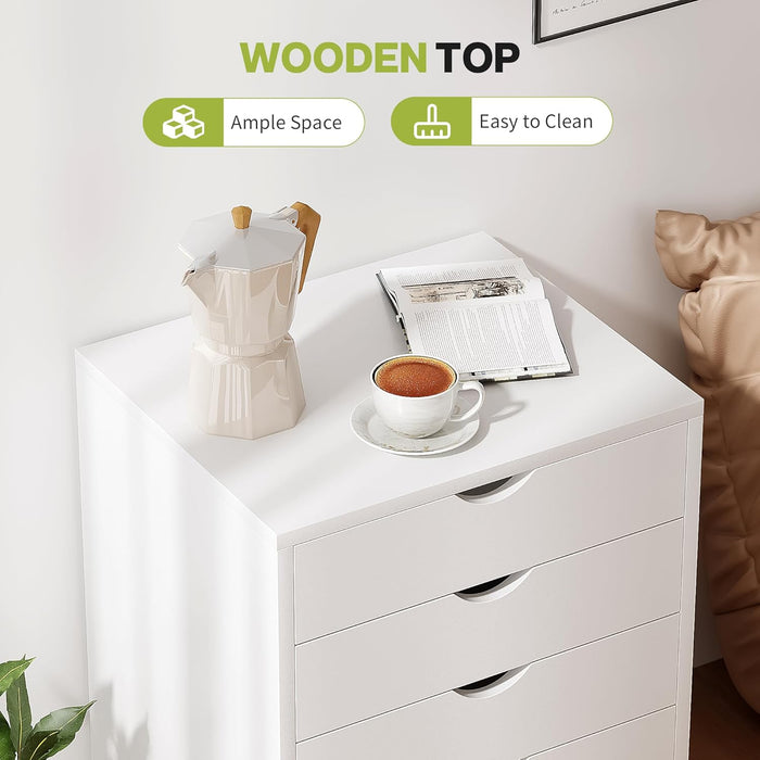 Seven Drawer Chest With SuperHeavyDuty White Cabinet