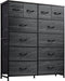 Charcoal Dresser with 12 Drawers