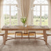 70.9-Inch Dining Table for 6-8, Large Farmhouse Kitchen Table with Reinforced Metal Legs for Kitchen & Dining & Living Room, Natural