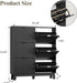 Sleek Black Entryway Shoe Cabinet With Organization