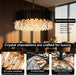 Premium Elegant Black 24 Inches Crystal Chandeliers