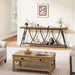 70.9" Narrow Console Table for Entryway, Industrial Long Sofa Table behind Couch, Farmhouse Hallway Table with Storage for Living Room, Entrance, Foyer, Rustic Brown