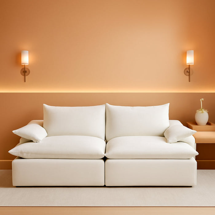 79 Inches Boneless Modular Sectional Sofa StoragePro