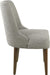 Home Decor | Upholstered Gayle Slide Dining Chair | Dining Chair Single | Decorative Home Furniture, Woven Gray