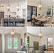 Gold Finish 4 Light Industrial Farmhouse Chandelier