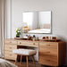 Beveled Mirror, 24X30 Frameless Beveled Bathroom Mirrors for Wall, 3Mm Tempered Glass Rectangle Vanity Mirror with Beveled Edge, Crystal-Clear, Hangs Horizontally or Vertically