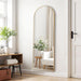 Arched Fulllength Mirror With Shatterproof Aluminum Frame