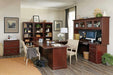 Rich Cherry Finish Heritage Hill Library BookcaseWithAdjustableShelves