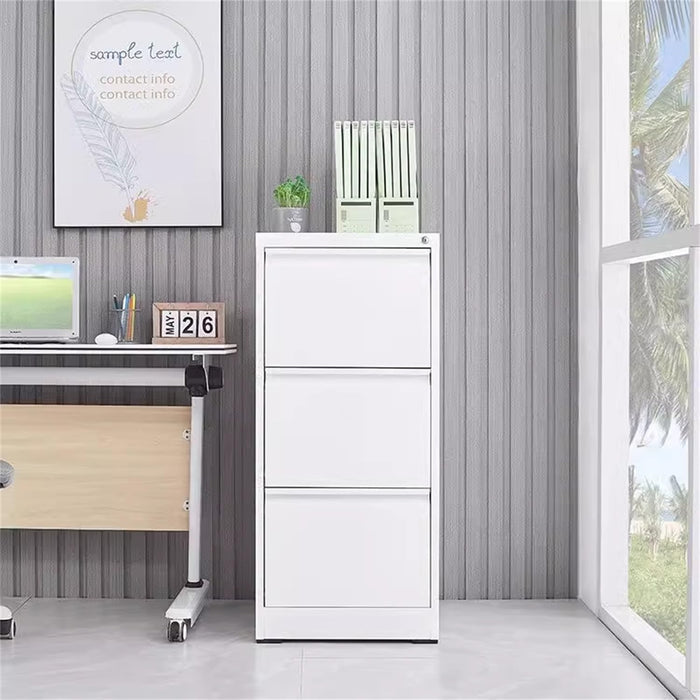 3 Drawer File Cabinet with Lock, Vertical Lockable Filing Cabinet