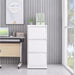 3 Drawer File Cabinet with Lock, Vertical Lockable Filing Cabinet