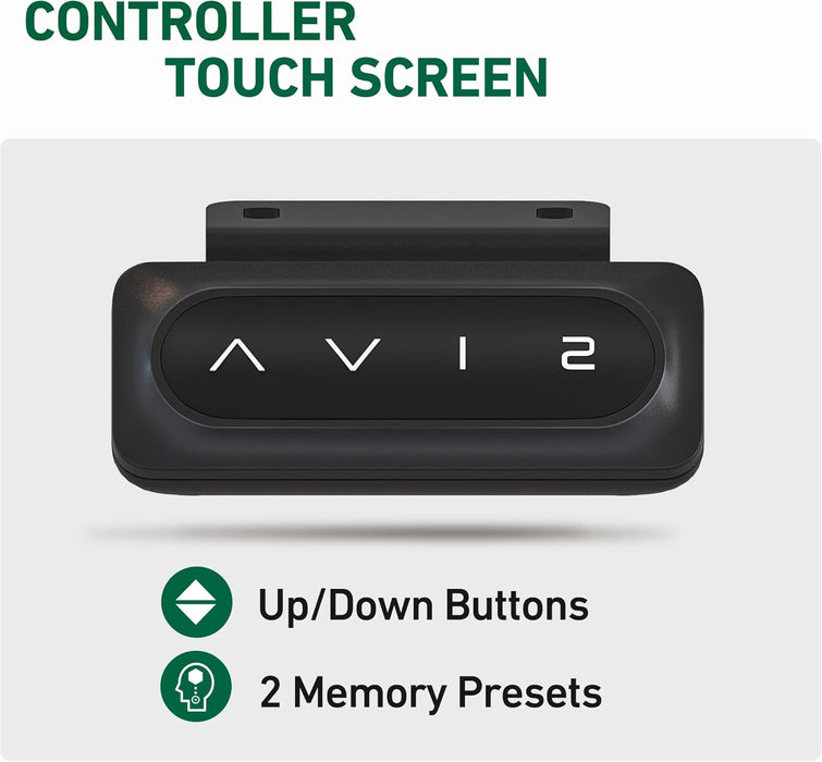 40 X 24 Inches Standing Desk with Drawer, Adjustable Height Electric Stand up Desk with Storage, Sit Stand Home Office Desk, Ergonomic Computer Desk, Black