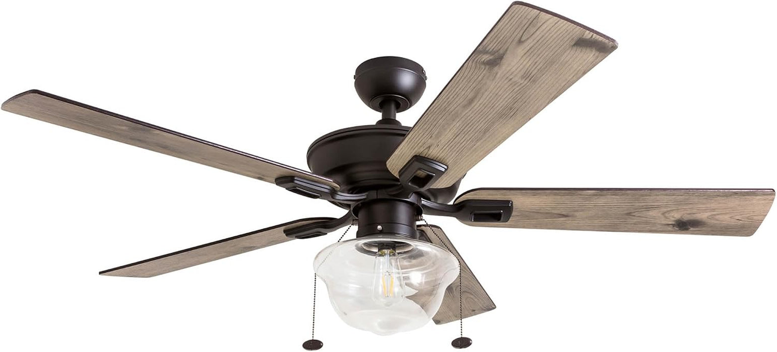 52 Inch Modern Farmhouse Integrated Led Ceiling Fan