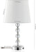 Lighting Collection – Nola Set of 2 Modern Glam Stacked Crystal Ball 16-Inch Table Lamps, LED Bulbs Included, Bedroom Living Room Home Office (LIT4123C-SET2)