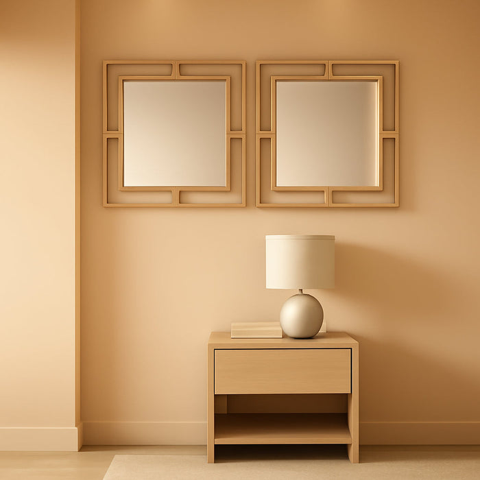 Allick - 18 Inch Square Mirror (Set of 2)