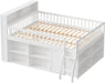 Queen Size Loft Bed Integrated LEDLighting Headboard