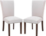 Upholstered Dining Chairs Set of 4, Parsons Style Linen Beige Accent Chairs with High Back, for round Kitchen Table or Small Dining Room – Comfortable & Stylish