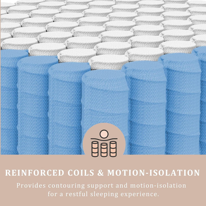 Extra Firm 14-Inch Hybrid King Mattress with Lumbar Support