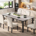 78.7″ Dining Table for 8-10 People, Large Kitchen Table (Only Table)
