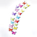 18Pcs/Set 3D Crystal Butterfly Wall Sticker Beautiful Butterflies Art Decals Home Decor Stickers Wedding Decoration on the Wall