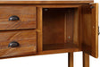 Brown Rustic Wood Sideboard 46Inch Storage Cabinet