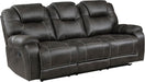 Recife 2-Piece Reclining Living Room Sofa Set, Chocolate