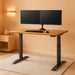 Electric Standing Desk 60Inch With ButcherBlockTop