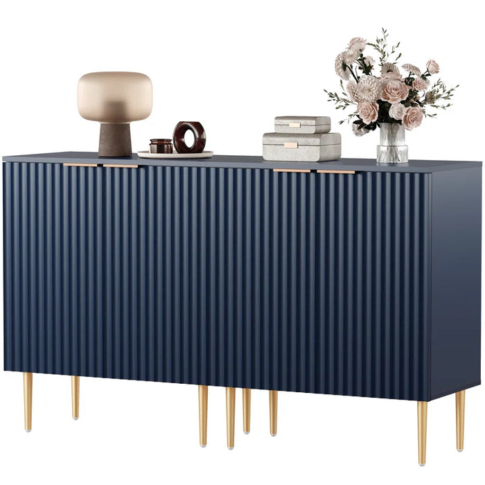 Rishaw 34.3" Tall Adjustable Shelf 2 - Door Accent Cabinet