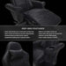 900 Gaming Recliner - Video Games Console Recliner Chair, Computer Recliner, Adjustable Leg Rest and Recline, Recliner with Cupholder, Reclining Gaming Chair with Footrest - Black