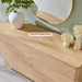 8 Drawer Dresser for Bedroom, 52 Inch Wide Modern Chest of Drawers, Push-To-Open Wood Storgae Organizer with Large Drawers for Bedroom, Living Room, Hallway,Natural Oak