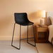Centiar Modern Bucket Barstool (Set/2) Black