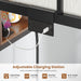 Black Industrial TwinOverTwin HeavyDuty Bunk Bed Outlets