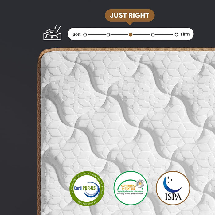 Queen Cooling Hybrid Mattress 14 Inch CertipurUSCertified